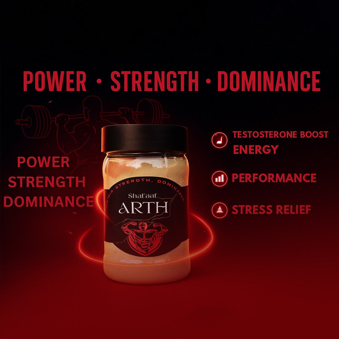 Shafaaf ARTH – Herbal Testosterone Booster for Men | Natural Strength & Stamina Enhancer | 100g