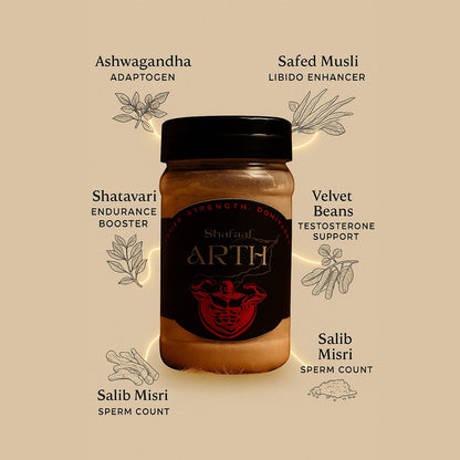 Shafaaf ARTH – Herbal Testosterone Booster for Men | Natural Strength & Stamina Enhancer | 100g